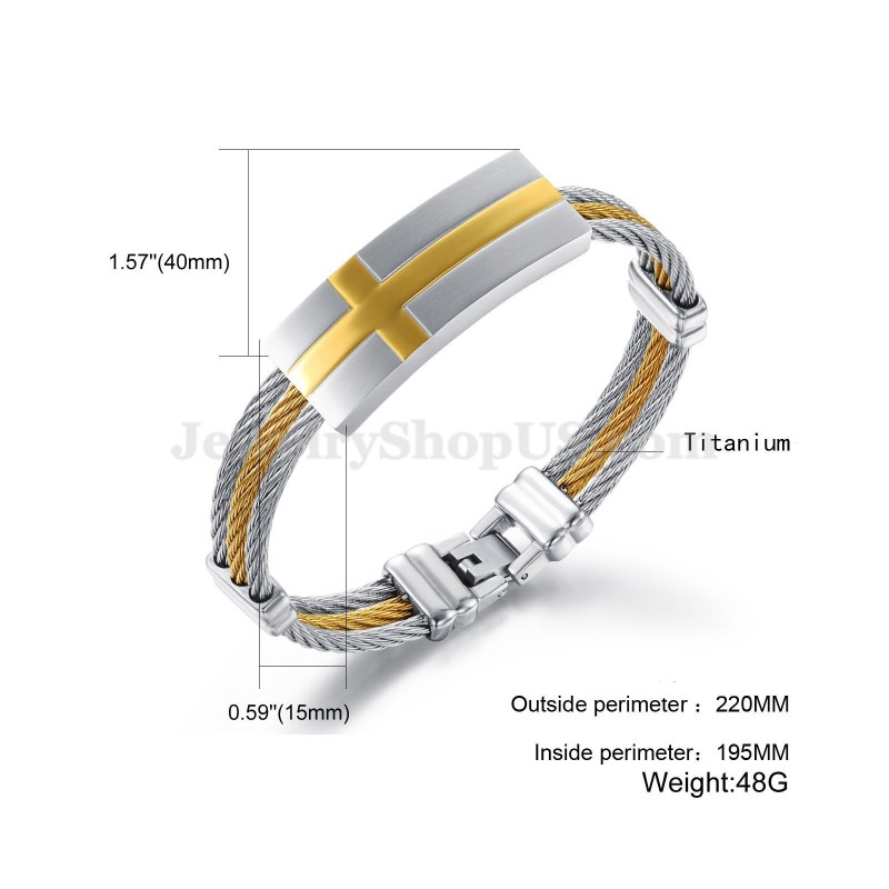 パーソナリティメンズチタンブレスレット C754 パーソナリティメンズチタンブレスレット C754