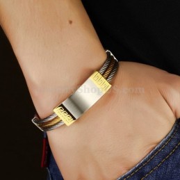 絶妙なメンズチタンブレスレット C755