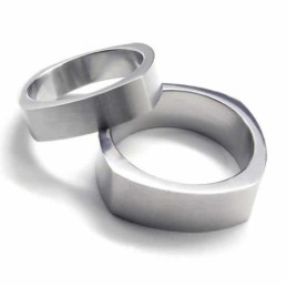 5mm ユニセックス 純チタンリング