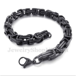メンズチタンブラックブレスレット
