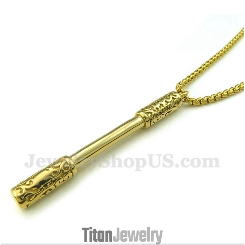 メンズチタンペンダント（フリーチェーン付き）