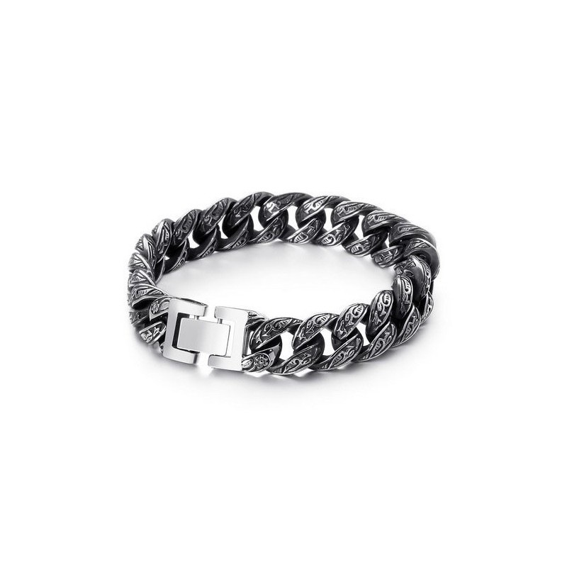 ファッションメンズチタンマルチループクラスプパターンブレスレット ファッションメンズチタンマルチループクラスプパターンブレスレット