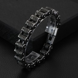 メンズ チタン バイカーチェーン 自転車ブレスレット