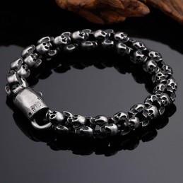 メンズ向けファッションチタンスカルブレスレット
