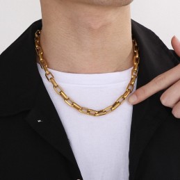 ロック ヒップホップ スクエア チタンブレスレット メンズ