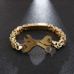 メンズ向けファッションチタンブレスレット販売中