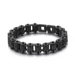 メンズファッション ロックンロール ヒップホップ チタンブレスレット
