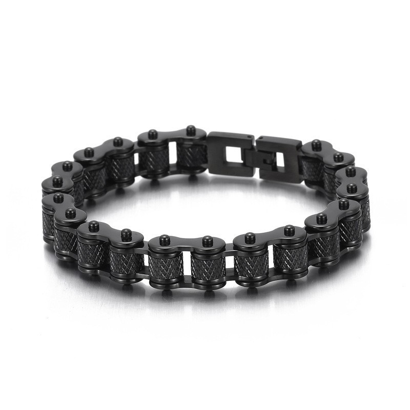 メンズファッション ロックンロール ヒップホップ チタンブレスレット