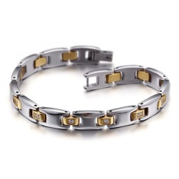 カップルブレスレット　男性向けファッショナブルなチタンブレスレット