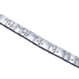 新スタイルのタングステンカーバイド12mm幅チャンキーメンズブレスレット
