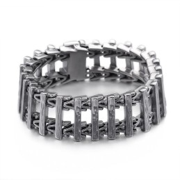 レトロシックなキールチタンメンズブレスレット