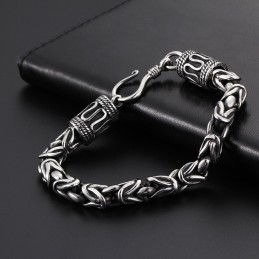 ヴィンテージファッションシックリングクラスプキールピースパターンチタンメンズブレスレットギフト用