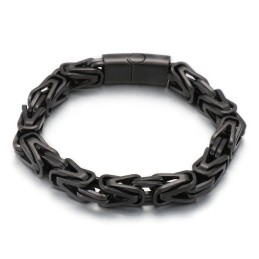 クールなロックヒップホップV字型チタンブレスレット（男性用）