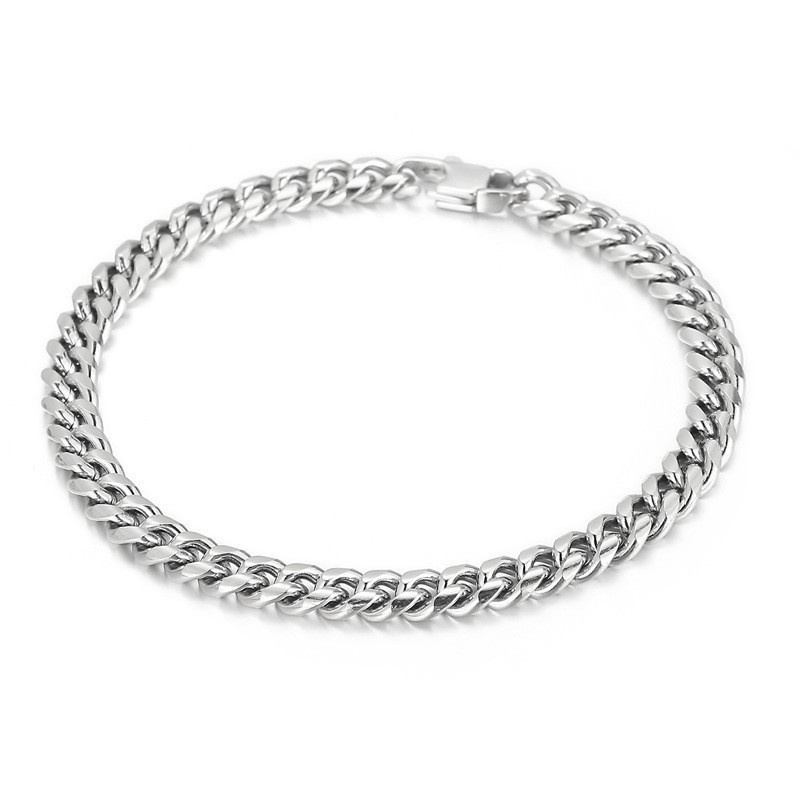 ファッション雰囲気チタンメンズキューバブレスレットネックレス