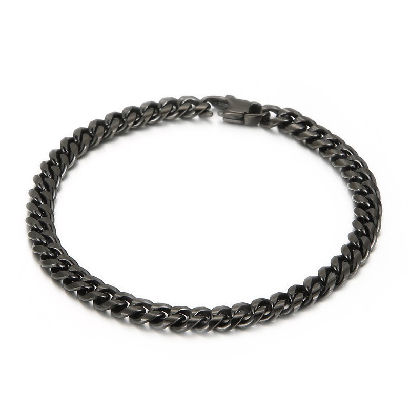 ファッション雰囲気チタンメンズキューバブレスレットネックレス