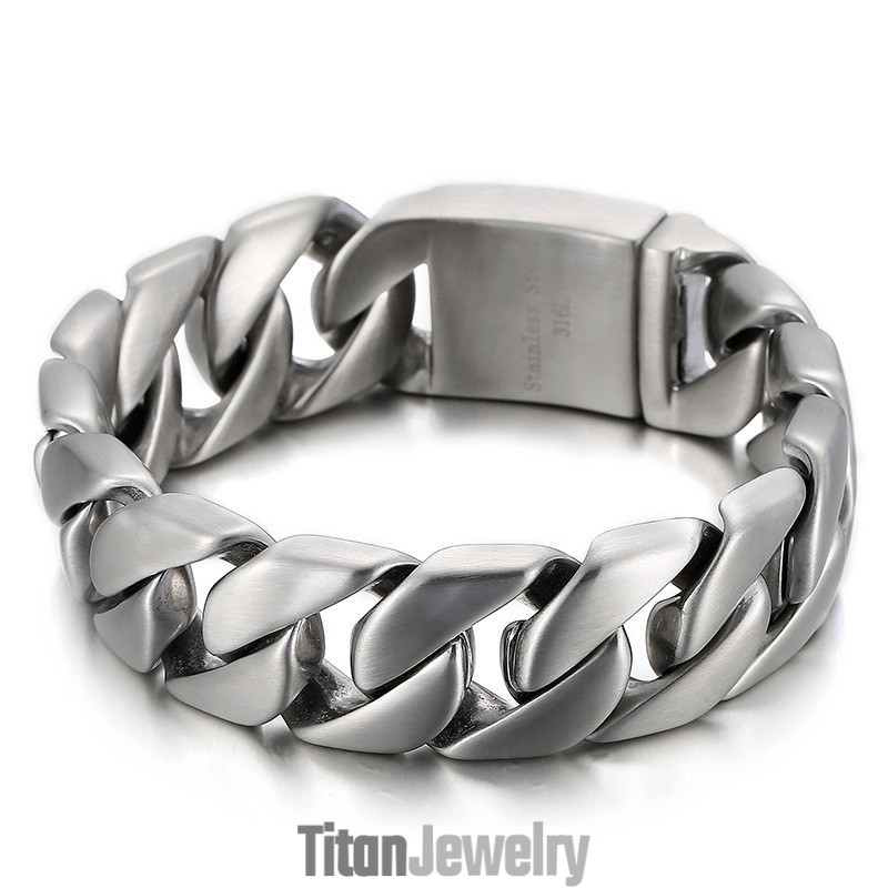 ファッションメンズチタンブレスレット