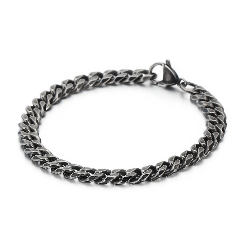 ファッションメンズチタンヴィンテージフラットグラインドブレスレット(アクセサリー付き) ファッションメンズチタンヴィンテージフラットグラインドブレスレット(アクセサリー付き)