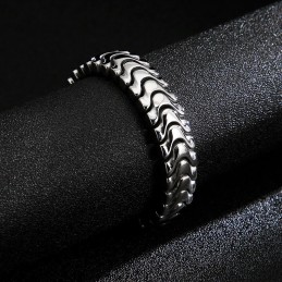 メンズキールブレスレット クールなチタンブレスレット