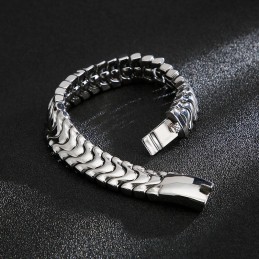 メンズキールブレスレット クールなチタンブレスレット