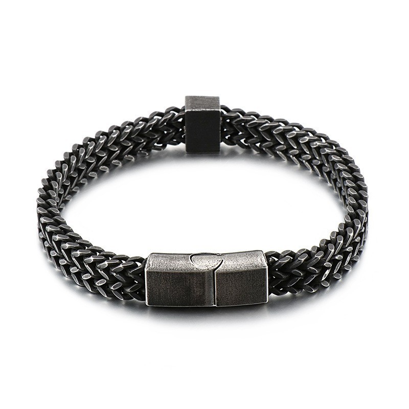 メンズブレスレット レトロ ヒップホップ ファッション チタンブレスレット メンズブレスレット レトロ ヒップホップ ファッション チタンブレスレット