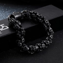 ゴーストヘッドブレスレット ヴィンテージスカルジュエリー
