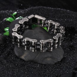 ストリートチタンメンズバイシクルブレスレット