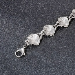 人気のファッションスカルヘッドゴーストヘッドメンズチタンブレスレット