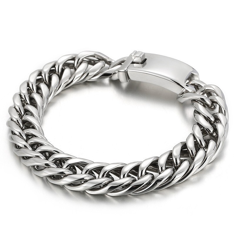 ストリートファッションのクールなソリッドカラーのメンズチタンブレスレット ストリートファッションのクールなソリッドカラーのメンズチタンブレスレット