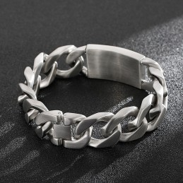 メンズチタンブレスレット シックロックブレスレット アクセサリー