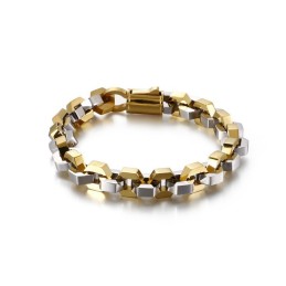 ファッションブレスレット 幾何学模様 メンズ チタン タイドアクセサリー