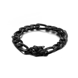 メンズ向けファッションブラックチタンブレスレット