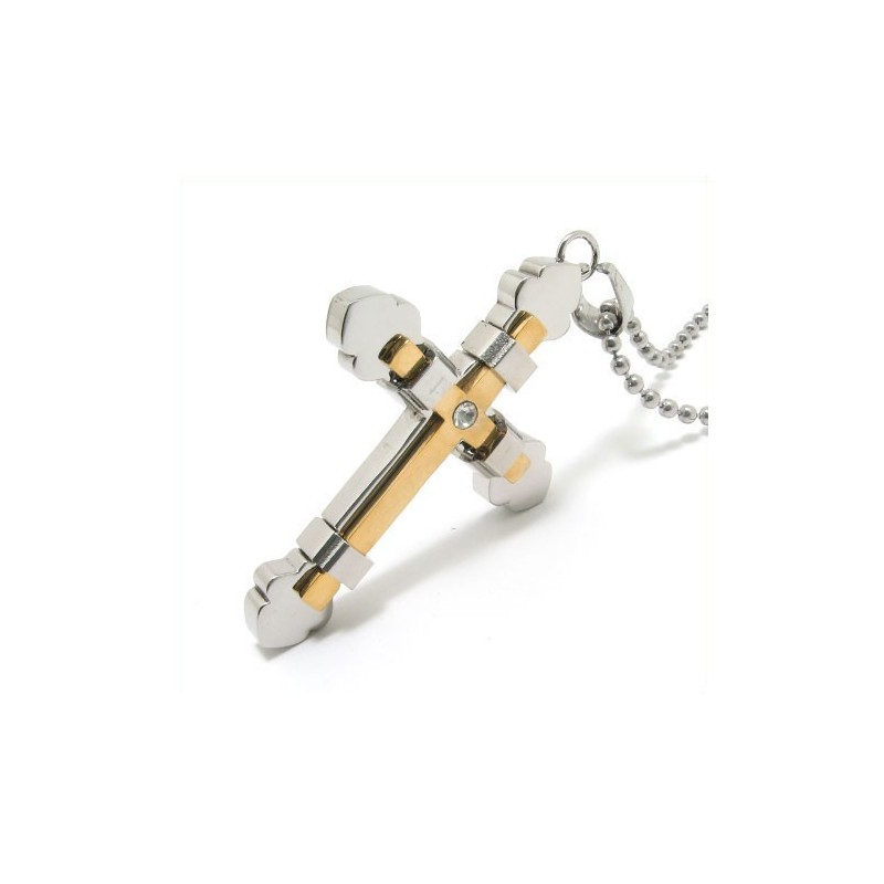 メンズ純チタンクロスネックレスペンダントチェーン(新品) メンズ純チタンクロスネックレスペンダントチェーン(新品)