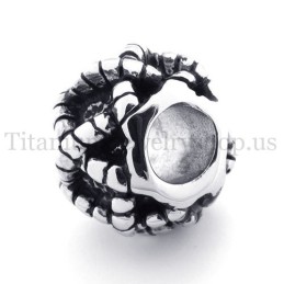 幸運のビーズチタンペンダント