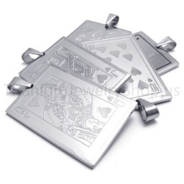 新しいシルバートランプチタンペンダント