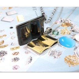 純チタン製恋人カップルネックレス 聖書の祈り