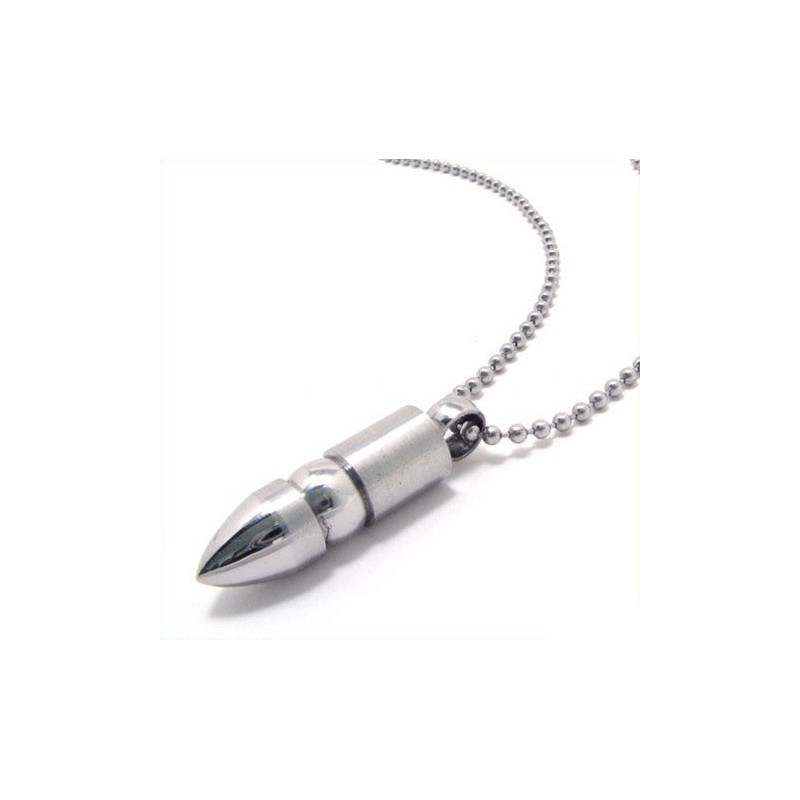 ノーブルマン ソリッドバレット 純チタンネックレスペンダント