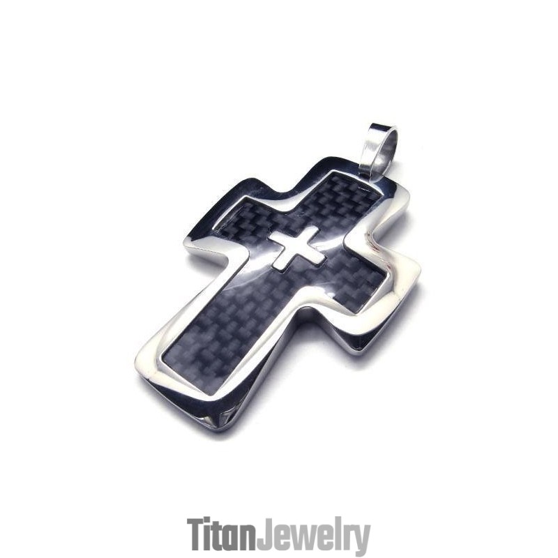 クールマン クロスS スチールペンダント（チェーンとボックスなし）