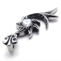 マーメイドダイヤモンドチタンペンダント