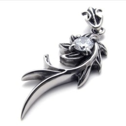 マーメイドダイヤモンドチタンペンダント
