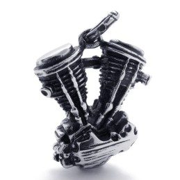 チタン製バイクエンジンペンダント