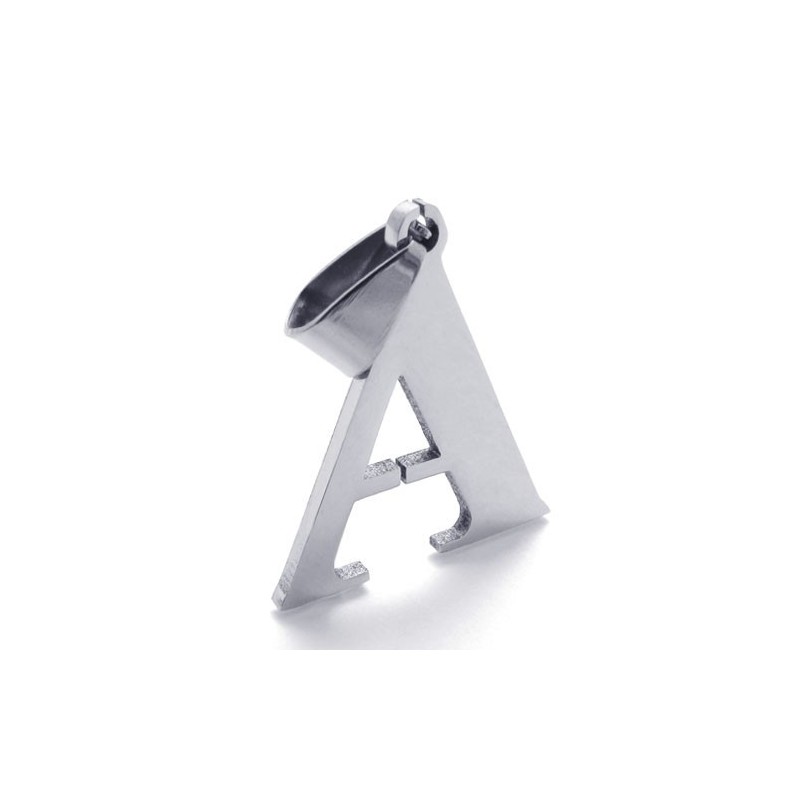 文字「A」チタンペンダント