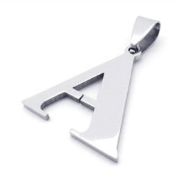 文字「A」チタンペンダント