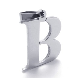 チタン文字「B」ペンダント