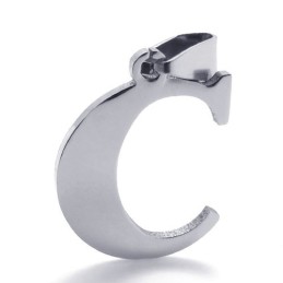 チタン文字「C」ペンダント