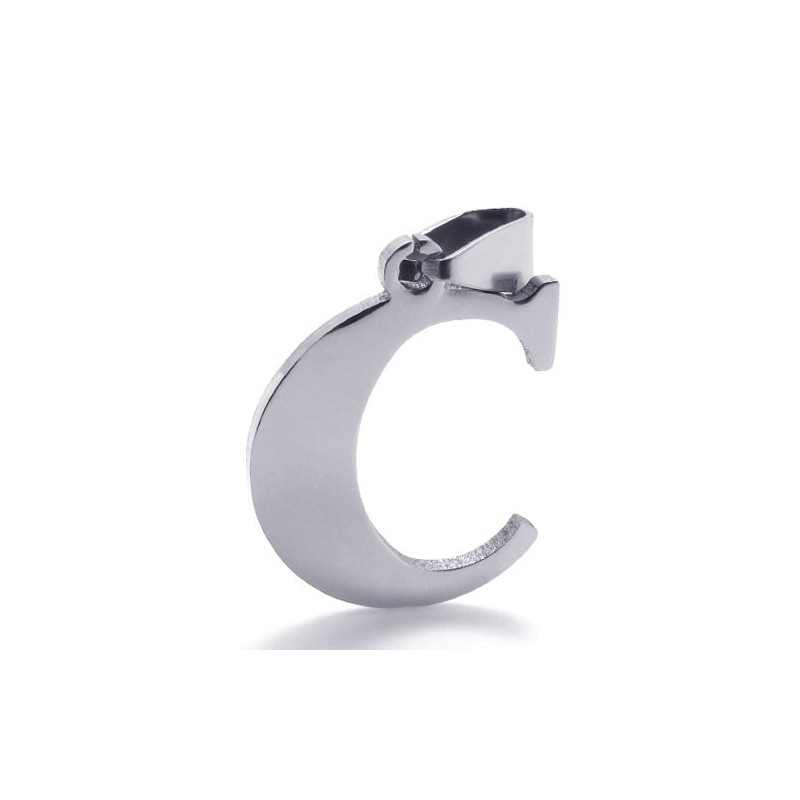 チタン文字「C」ペンダント