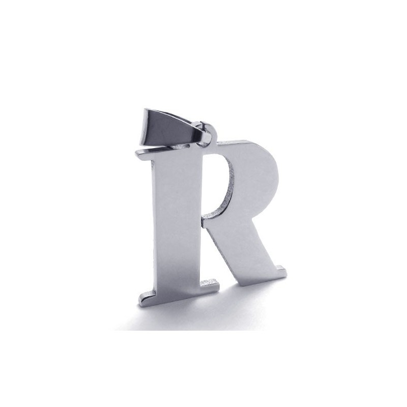 文字「R」チタンペンダント