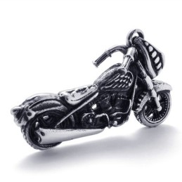 チタン製バイクペンダント