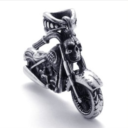 チタン製バイクペンダント