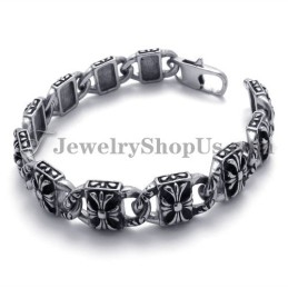 ファッションクロスチタンブレスレット