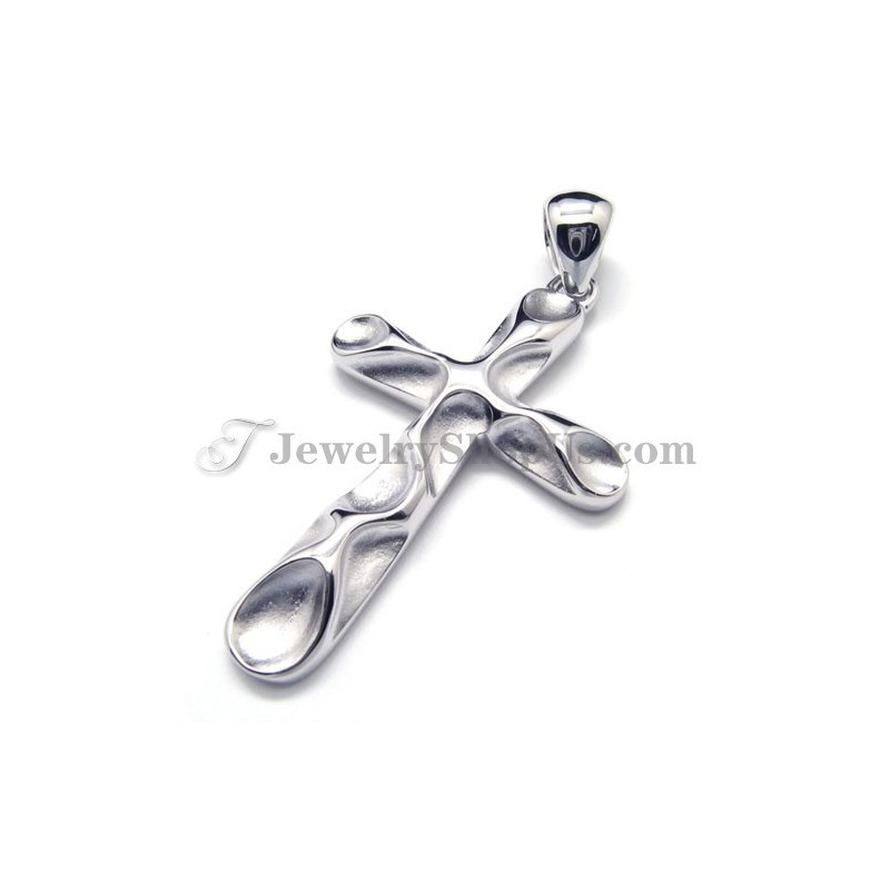 925シルバーペンダント（プラチナ電気メッキ）フリーチェーン付き